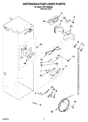 REFRIGERATOR LINER PARTS Diagram and Parts List for KSSP42QMS00  KitchenAid Refrigerator