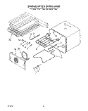 SINGLE/UPPER OVEN LINER Diagram and Parts List for KEBS177SBL0  KitchenAid Wall Oven