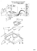 MACHINE BASE Diagram and Parts List for RAB5232EW0  Roper Washer