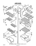 Part Location Diagram of 837202 Whirlpool SOLID SHELF 9-3/8 X 12-17/32