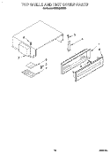 TOP GRILLE AND UNIT COVER Diagram and Parts List for KSSS48MDX02  KitchenAid Refrigerator