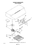 SECTION Diagram and Parts List for RH4736XWN0  Whirlpool Range Hood