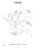 Part Location Diagram of 4168285 Whirlpool Compartment Vent Duct<