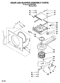 Part Location Diagram of 8182856 Whirlpool HINGE