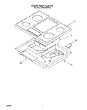 COOKTOP Diagram and Parts List for KECG260SAL4  KitchenAid Cooktop