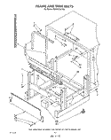 FRAME AND TANK Diagram and Parts List for 4KUDA220TW3  KitchenAid Dishwasher
