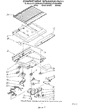 COMPARTMENT SEPARATOR Diagram and Parts List for ET16ZKXWW00  Whirlpool Refrigerator