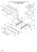 Part Location Diagram of 4364049 Whirlpool LINER-DOOR