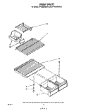 SHELF Diagram and Parts List for ET18JMXRWR0  Whirlpool Refrigerator