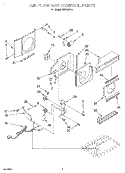 Part Location Diagram of 1165251 Whirlpool SWITCH-ROT