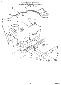CONTROL Diagram and Parts List for 3VED29DQDW00  Whirlpool Refrigerator