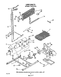 UNIT Diagram and Parts List for ET18DKXTG05  Whirlpool Refrigerator