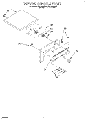 Part Location Diagram of 9831132 Whirlpool Panel, Control