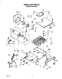 UPPER UNIT Diagram and Parts List for KSSS48DAX01  KitchenAid Refrigerator