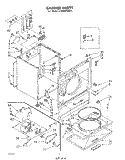 SECTION Diagram and Parts List for LE5800XMW1  Whirlpool Dryer