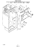 LINER Diagram and Parts List for ET22DKXVM00  Whirlpool Refrigerator