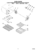 OVEN PARTS Diagram and Parts List for YKGRT607HT9  KitchenAid Range