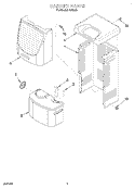 SECTION Diagram and Parts List for AD50J2  Whirlpool Dehumidifier