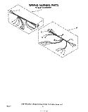 WIRING HARNESS , LITERATURE AND OPTIONAL Diagram and Parts List for 3CA2100XMW1  Whirlpool Washer