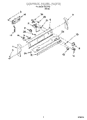 Part Location Diagram of 9781713 Whirlpool Timer / Clock