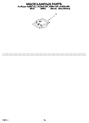 MISCELLANEOUS PARTS OPTIONAL PARTS (NOT INCLUDED) Diagram and Parts List for KUDP01ILBL1  KitchenAid Dishwasher