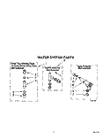 WATER SYSTEM Diagram and Parts List for LSV7244AN0  Whirlpool Washer