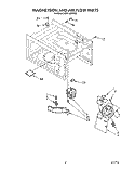 MAGNETRON AND AIRFLOW Diagram and Parts List for MT9160XYB0  Whirlpool Microwave