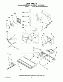 UNIT PARTS Diagram and Parts List for KBFS20EVBL1  KitchenAid Refrigerator