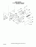 UNIT PARTS Diagram and Parts List for KURS24RSBS02  KitchenAid Refrigerator
