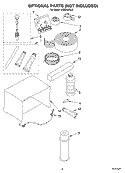 OPTIONAL Diagram and Parts List for ACM184XJ0  Whirlpool Air Conditioner