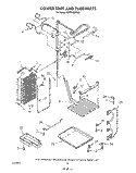 Part Location Diagram of 2000723 Whirlpool EXCHANGER