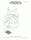 RANGE HOOD PARTS Diagram and Parts List for UXT4836AAW0  Whirlpool Range Hood