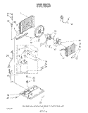 UNIT Diagram and Parts List for X05002W00  Roper Air Conditioner
