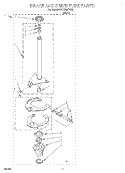 BRAKE AND DRIVE TUBE Diagram and Parts List for BYCW4271W0  Whirlpool Washer
