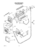 ICEMAKER, LIT/OPTIONAL Diagram and Parts List for KSSS36DWW02  KitchenAid Refrigerator