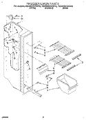 FREEZER LINER Diagram and Parts List for 8ED20ZKXAN02  Whirlpool Refrigerator