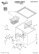 SECTION Diagram and Parts List for EH070FXKQ01  Whirlpool Freezer