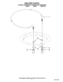 HEATER PARTS Diagram and Parts List for KUDS35FXSS8  KitchenAid Dishwasher