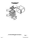 OVEN LINER Diagram and Parts List for KEBI271WBL2  KitchenAid Wall Oven