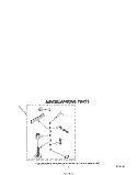 MISCELLANEOUS Diagram and Parts List for LA6058XSW1  Whirlpool Washer