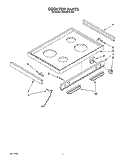 Part Location Diagram of 4371250 Whirlpool Trim, Top (Left)
