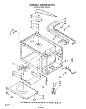 STIRRER DRIVE Diagram and Parts List for KCMS135SWH0  KitchenAid Microwave