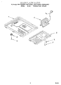 BASE PLATE Diagram and Parts List for KCMS135GBS0  KitchenAid Microwave