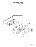 Part Location Diagram of 4321087 Whirlpool BRKT-CLOCK