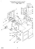 DISPENSER FRONT Diagram and Parts List for 3VED29DQDW00  Whirlpool Refrigerator