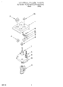CONTROL PANEL PARTS Diagram and Parts List for SC8720EDB0  Whirlpool Cooktop