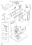 SECTION Diagram and Parts List for LEQ8000HQ1  Whirlpool Dryer