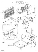 UNIT Diagram and Parts List for RT20AKXDW02  Roper Refrigerator