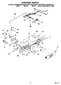 CONTROL PARTS Diagram and Parts List for GS6SHEXNL01  Whirlpool Refrigerator