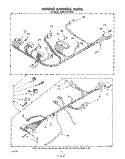 WIRING HARNESS Diagram and Parts List for KAWE950VAL0  KitchenAid Washer